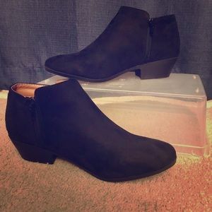 Black short booties by BellaMarie
